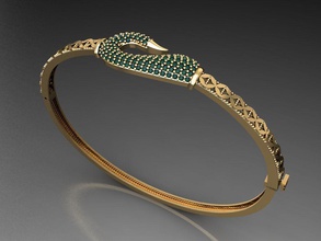 k18- diamond bracelet rings necklace jewelry gems fashion gold design silver ring elegant shining gem earring pendant sapphire women wedding 3d print model - Mito3D