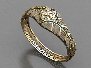 k29- diamond bracelet rings necklace jewelry gems fashion gold design silver ring elegant shining gem earring pendant sapphire women wedding 3d print model - Mito3D
