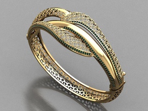 k30 diamante braccialetto anelli collana gioielleria gemme moda oro design argento squillare elegante splendente gemma orecchino pendente zaffiro donne nozze 3d print model - Mito3D