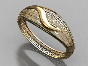k32- diamond bracelet rings necklace jewelry gems fashion gold design silver ring elegant shining gem earring pendant sapphire women wedding 3d print model - Mito3D