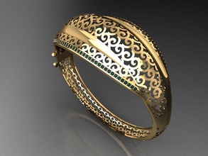 k42 diamante braccialetto anelli collana gioielleria gemme moda oro design argento squillare elegante splendente gemma orecchino pendente zaffiro donne nozze 3d print model - Mito3D