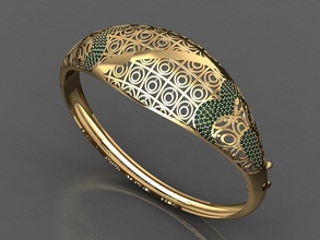 k45- diamond bracelet rings necklace jewelry gems fashion gold design silver ring elegant shining gem earring pendant sapphire women wedding 3d print model - Mito3D