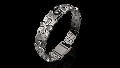 k bracelets n1 jewelry gold ring sterling jewel silver jewellery diamond brilliant fashion diamant gem earring beauty jewelery printable engagem white 3d print model - Mito3D