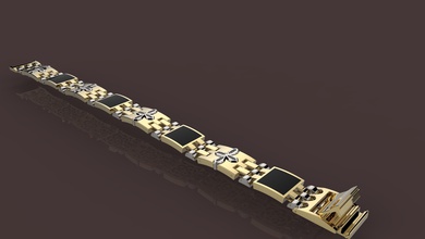k-Armbänder Schmuck gold ring sterling Juwel Silber Diamant-ring genial Mode-ring diamant gem Ohrring Mode-Schönheit bedruckbar ist engagem weiß diamond Armbänder 3d print model - Mito3D