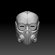 kabal maske kask kostüm oyunu ölümlü kombat 11 mk kendin yap hobi erkek sahne 3d yazdır model 3d print model - Mito3D