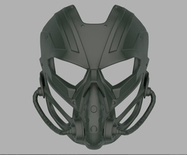kabal máscara cara mortal kombat 11 kombat cosplay accesorios disfraz airsoft combatiente ninja cabeza proteccion personaje skyfi armadura gas respirador pasatiempo bricolaje diy 3d print model - Mito3D