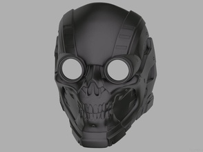 kabal máscara cara mortal kombat 11 kombat cosplay accesorios disfraz airsoft combatiente ninja cabeza proteccion skyfi armadura gas cráneo respirador pasatiempo bricolaje diy 3d print model - Mito3D
