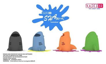 kaiei 3d squalo contenitore sla fdm Giochi giocattoli 3d print model - Mito3D
