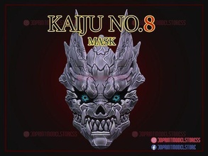 kaiju 8 cosplay máscara kafka hibino anime casco monstruo víspera santos personalizado diablo japonés demonio no8 juegos juguetes 3d print model - Mito3D