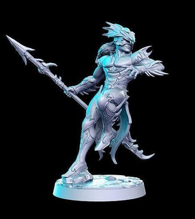 kain highwind final fantasy 32mm pre-supported 3d print miniature miniatures figurines dnd dungeon dragons heroquest futuristic sculpture printable cloud remake character games toys board 3d print model - Mito3D