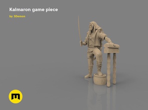 kalmaron figura tavola giochi bfn battaglia nethervein statua miniatura pirata attività uomo giocattoli 3d print model - Mito3D