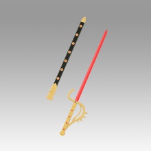 kamen cavaleiro preto sombra lua espada cosplay arma suporte 3d imprimível passatempo faça 3d print model - Mito3D
