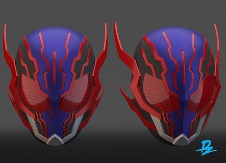 kamen rider eden mask kamenrider reiwa erareiwa zeroone 01 cosplay helm kamenridereden art scans replicas 3d print model - Mito3D