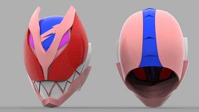 fahrer rezension helm leistung ranger cosplay zimmer super sentai halloween anime comic spielzeug spiel spiele spielzeuge revice 50th 3D print model - Mito3D