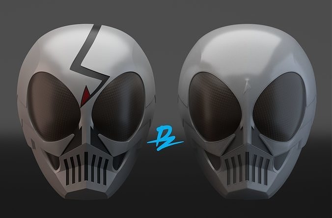 kamen rider skull mask head halloween kamenrider kamenriderskull double 3dprinting cosplay tokusatsu art scans replicas 3D print model - Mito3D