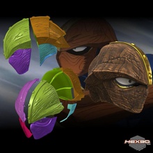 kamui madeiras 3d imprimíveis de máscara a moda herói academia cosplay imprimir 3dprint capacete madeira outros 3d print model - Mito3D