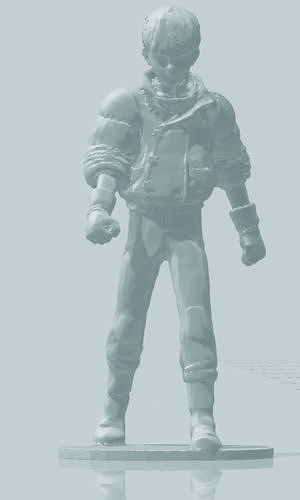 Kaneda Akira bak benzer poz karakter ölçek 164 döküm Sanat heykeller 3D print model - Mito3D