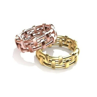 kara squillare anelli oro gioielleria stampabile diamante argento nozze gioiello gemma moda Fidanzamento 3d print model - Mito3D