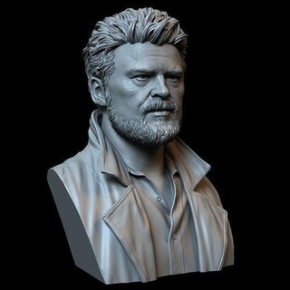 Karl kentsel Billy Kasap erkekler büst Sanat heykel 3dprinting 3d model benzerlik gerçekçi şekil vermek Sidnaique Vesika detay heykeller 3d print model - Mito3D