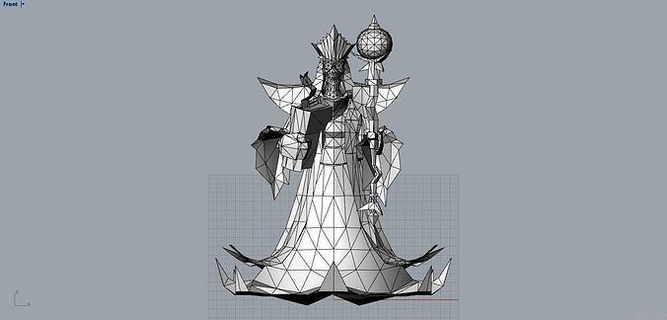 Karthus liga legendas barão Nashor animal monstro arte desing ri 3d print model - Mito3D