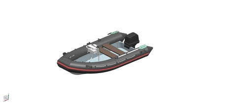 chat gonflable bateau lodka motornaya vesla naduvnaya loisir diy 3d print model - Mito3D