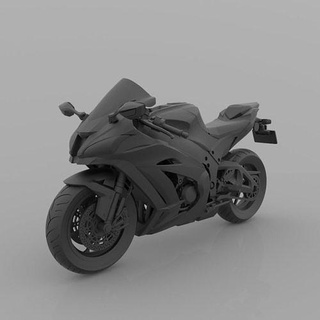 kawasaki ninja zx 10r 1000 3d model hazır Yazdır motosiklet araç Japonya bisiklet spor süper döngü hızlı Japonca 2009 2010 oyunlar oyuncaklar 3d print model - Mito3D