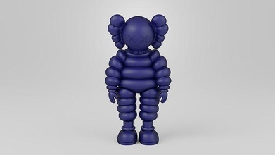 kaws 3 toy figure companion sculpture design contemporary character collectible statue architectural decoration scans interior figurine games toys medicom party 3d print model - Mito3D