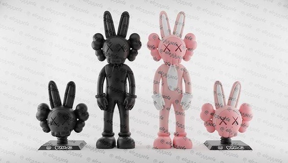 kaws suç ortağı büst Yazdır hipebeast ganimet medicom oyuncak eskültür karakter oyunlar tavşan Şirin hediye Arkadaş ayı tuğlası adam heykel Evcil Hayvan Sanat heykeller 3d print model - Mito3D