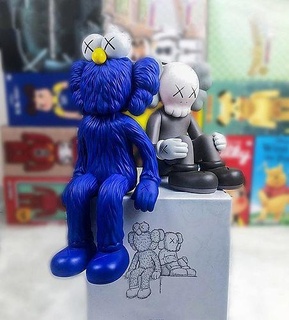 kaws bff seeing x companion watching print art bape medicom toy hypebeast esculpture character resting place collection street white contemporary bearbrick sneakers supreme scifi games toys 3d print model - Mito3D