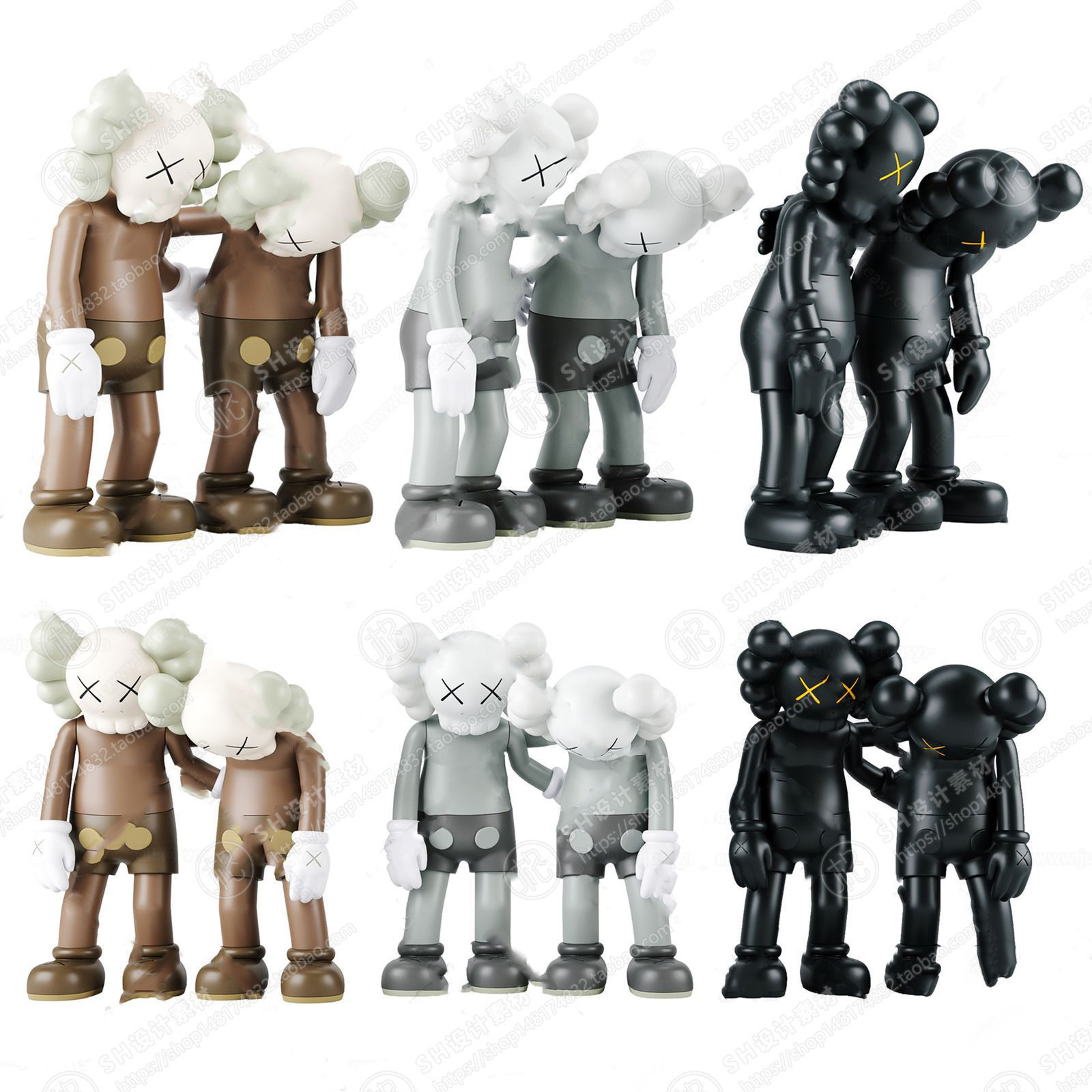 kaws doll quantity 18 cyborg robot toy hobby diy hand tools 3D print model - Mito3D