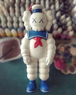 kaws party stay puft print kaws hypebeast art medicom toy mickey esculpture stay happy comedy bearbrick puft funny mouse sesame collectibles ghost busters decoration street games toys games toys  3d print model - Mito3D