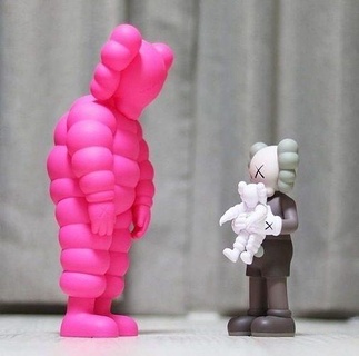 kaws party x baby print companion art bape medicom toy hypebeast esculpture character holiday nike sesame street white gone wear sneakers supreme cute games toys 3d print model - Mito3D