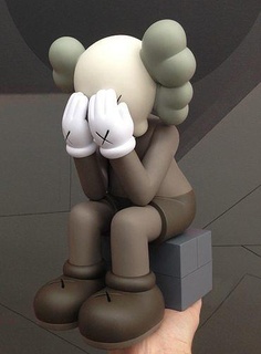 kaws passing print companion art bape medicom toy hypebeast esculpture character holiday nike sesame street white gone wear sneakers supreme cute games toys 3d print model - Mito3D