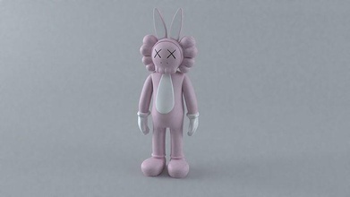 kaws conejo urbano arte 3d impresión pintada decoración juguetes coleccionable habitación resina nike hombre personaje figura naturaleza creatividad escultura estatua supremo juegos 3d print model - Mito3D