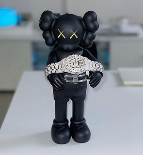 kaws watch stand print kaws stand accessories game holder toy art tool gadget cartoon tripod interior decoration donelly medicom friends companion bearbrick hype watch games toys games toys  3d print model - Mito3D