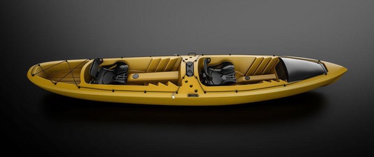 caiaque inflável esporte amarelo fashin desdenhar jogos brinquedos 3d print model - Mito3D