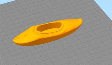 kayık spor kano nehir 3d oyunlar oyuncaklar 3d print model - Mito3D