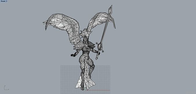 Kayle lega leggende barone nashor animale mostro arte desing lol 3D print model - Mito3D