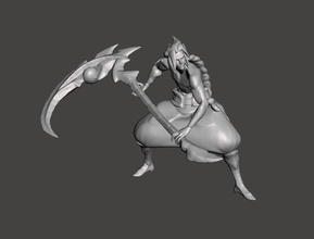 kayn 3d model demon scythe league of legends wild rift lol games toys 3d print model - Mito3D