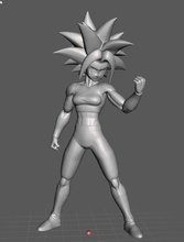 kefla 3d model dragon ball character dragonball dbz dbsuper caulifa kale games toys 3d print model - Mito3D