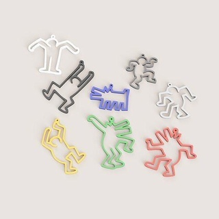 keith haring orecchini elemento simbolo gratuito kanye kaws takashi murakami arte design graffiti Giappone disgiunto gioielleria 3d print model - Mito3D