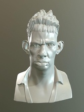 kek visage 3d impression modèle imprimable buste art miniatures personnage sculpture humain 3d print model - Mito3D