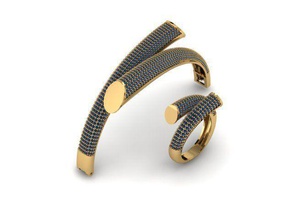 kelepce jóias a moda equipamento acessório brilhando de aço utilidades domésticas pulseiras 3d print model - Mito3D