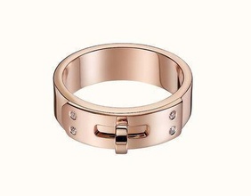 Kelly squillare 1 gioielleria diamante moda gemma rosa bianca anelli 3d print model - Mito3D