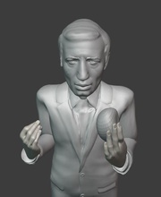 kemal sunal kemalsunal senersen ilyassalman türk türkaktör bombacı mulayim korkusuzkorkak davaro heykel adam sanat heykeller 3d print model - Mito3D