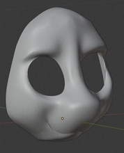 kémono oiseau masque tête 3d modèle Jeux jouets Jeu accessoires 3d print model - Mito3D