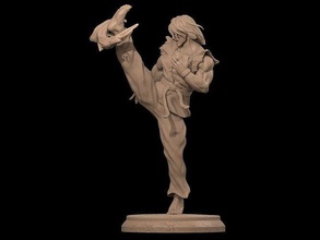 ken 3d impressão Ryu rua lutador búfalo cammy chun li Akuma Capcom astúcia batman homem Aranha Ferro maravilha dc jogos brinquedos arte esculturas 3d print model - Mito3D
