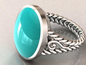 kengkod016 ametista brillante diamant diamante emerald di fidanzamento libero gemma gemme oro gioiello gioielli disco platino preziosi anello anelli ruby zaffiro 3d print model - Mito3D