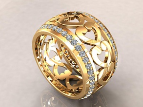 kengkod39 gold ring diamonds amethyst brilliant diamant diamond emerald engagement free gem gems gemstone jewel jewellery jewelry platinum precious rings ruby sapphire 3d print model - Mito3D