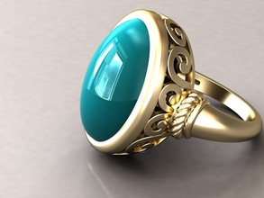 kengkod45 ametista brillante diamant diamante emerald di fidanzamento libero gemma gemme oro gioiello gioielli disco platino preziosi anello anelli ruby zaffiro 3d print model - Mito3D